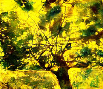 درخت‌های پونه جعفری‌نژاد در گالری «سیحون»