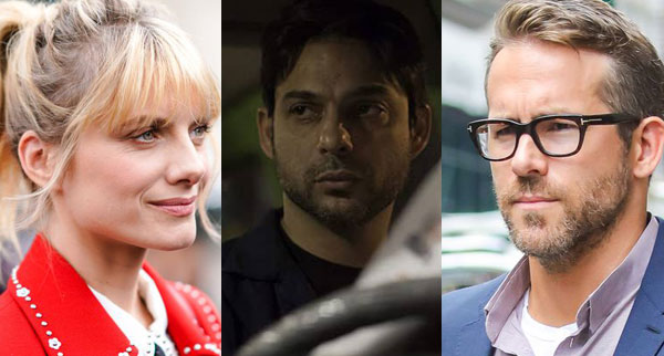 پیمان معادی در کنار رایان رینولدز و ملانی لارنت در پروژه 150 میلیون دلاری نتفلیکس