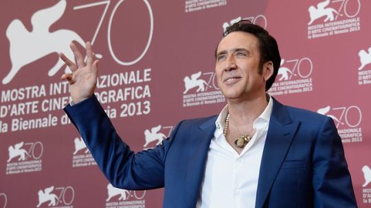 نیکلاس کیج و دیوید گوردون گرین در لیدو 2013